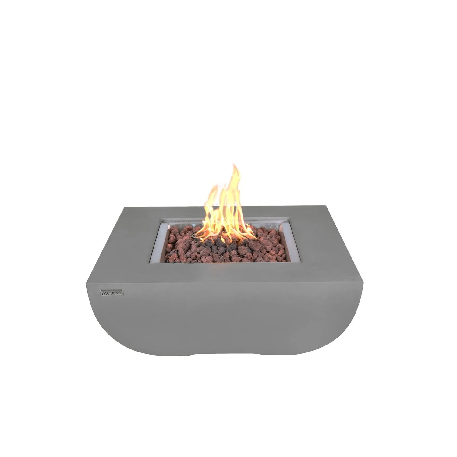 Elementi Gasfeuerstelle Westport in Beton-Optik Grau aus Faserbeton