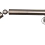 Edelstahl Handlauf V2A, 2000 mm lang, mit Halterungen für Innen und Außen.
