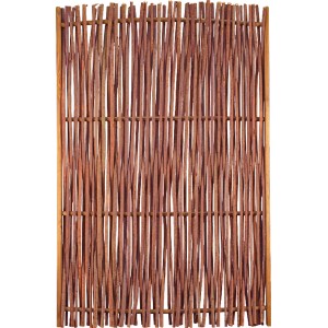 T & J Haselnusszaun Pepe, 120x180 cm, Sichtschutz aus naturbelassenen Haselnussruten.