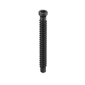 Schwarze GS Terrassen Bohrschraube 4,2x39 mm für Dielenclips, 100 Stück.