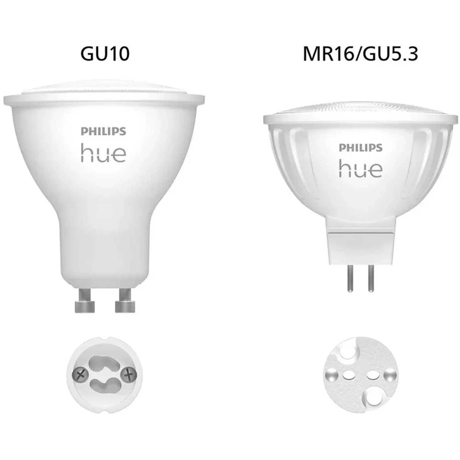 Philips Hue LED-MR16 & GU10 Lampen, White & Color Ambiance, 2er-Pack