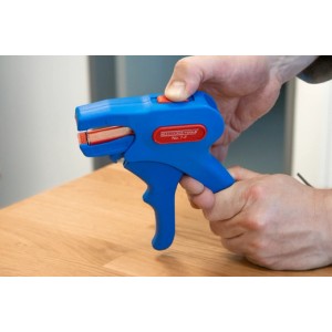 WEICON Abisolierzange No.7-F in Blau/Rot für Kabel bis 4 mm².