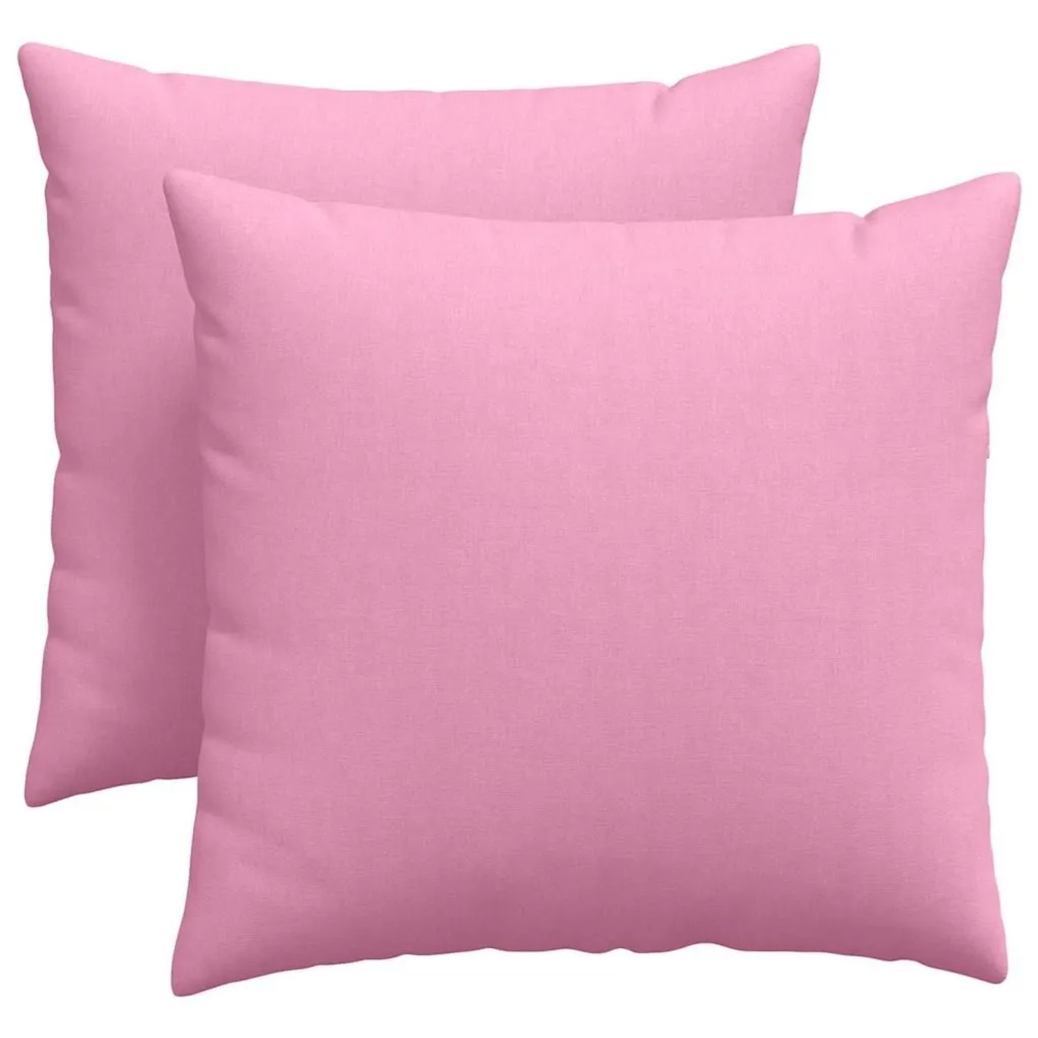 vidaXL Sofakissen 2 Stück Rosa 45 x 45 cm Stoff 42013926