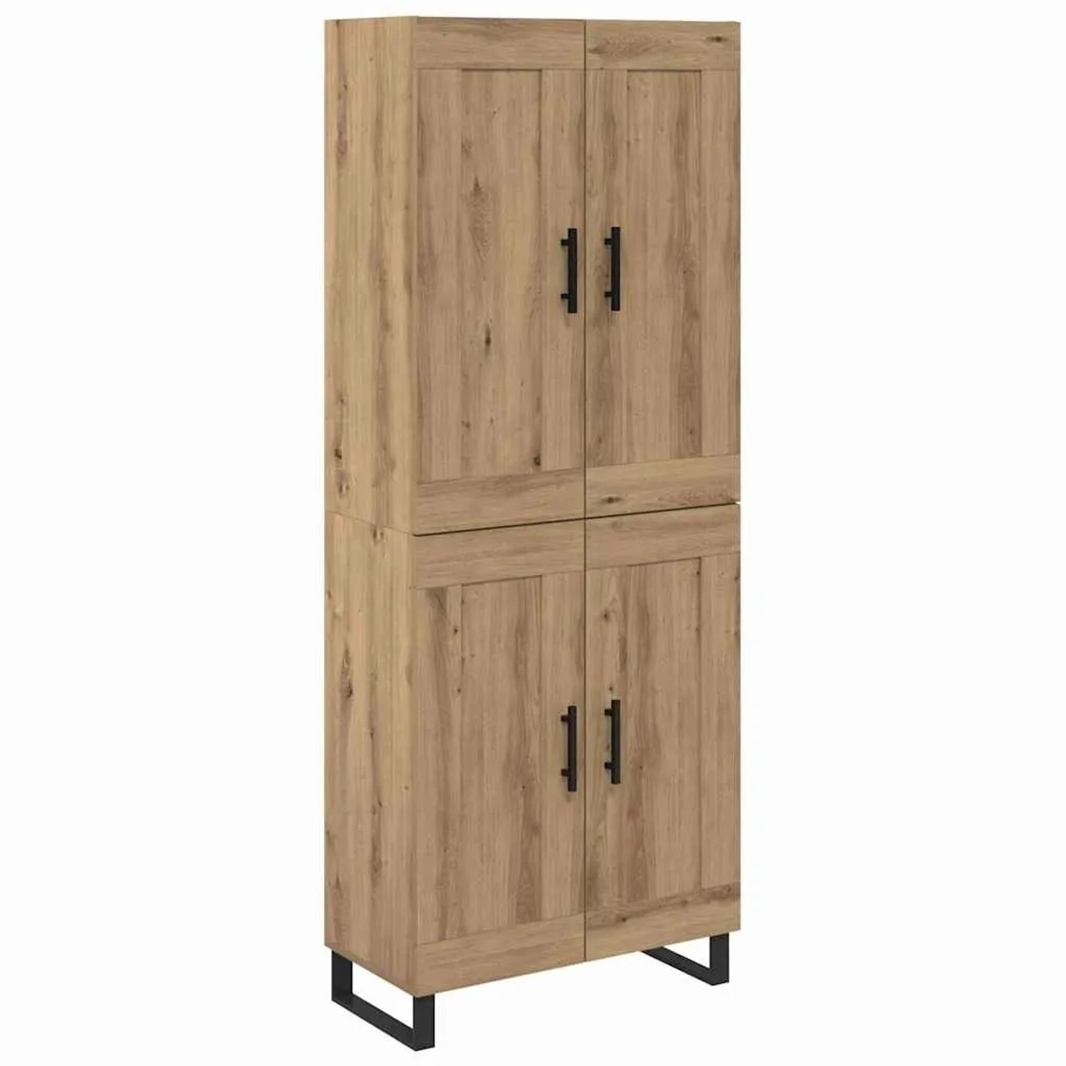 vidaXL Highboard Artisan-Eiche 69,5 x 34 x 180 cm Holzwerkstoff 3415926 günstig online kaufen