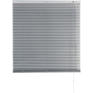 Silberne Aluminium Jalousie Burgos, 120x160 cm, für Fenster, Sonnenschutz.