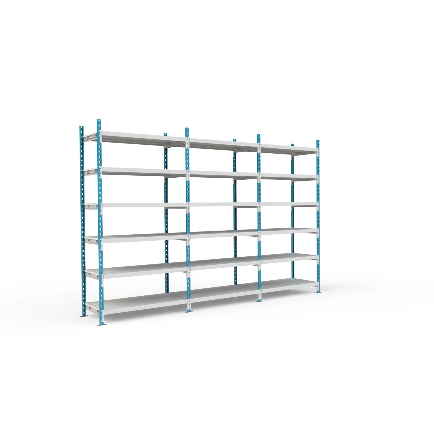 PROREGAL Fachbodenregal Maximus Pro HxBxT200 x 150 x 80 cm 7 Ebenen PVC-Fac günstig online kaufen