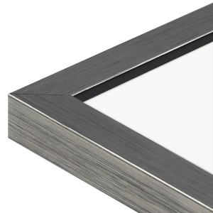 WANDStyle Galerierahmen in Metall-Optik für 5 Fotos (13x18). Bilderrahmen für moderne Einrichtungen.