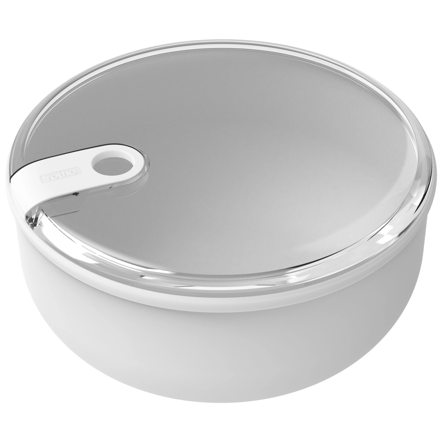 Rotho Frischhaltedose Rund Ela 1,8, Weiß