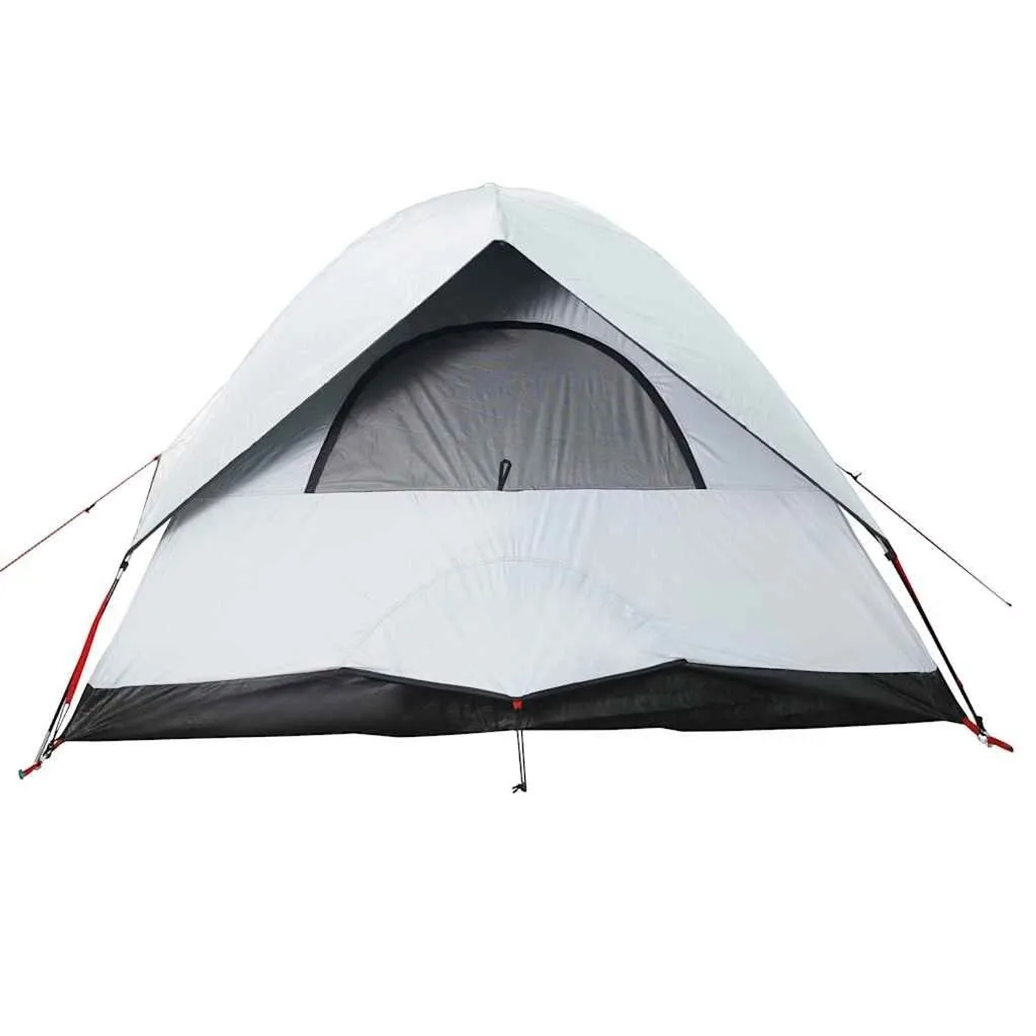 Weißes Furnicato Kuppelzelt für 2 Personen, ideal für Camping und Outdoor-Abenteuer.