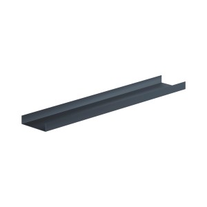 Sarei U-Profil Protection 21, Alu-Anthrazit, 125cm Länge. Dachblech für Schutz und Abdeckung.