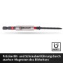 Einhell Bit-Set: Bithalter mit Bit und Schraube. Magnetisch für präzises Schrauben.