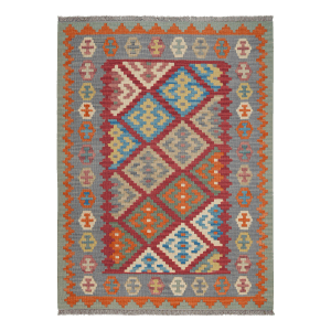 Looma Kelim Gashgai Handgewebt Rot 172 x 128 cm