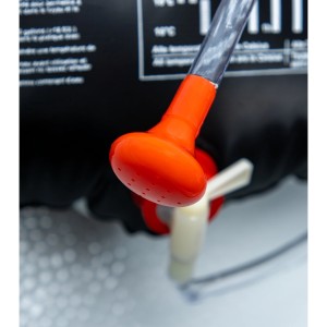 Cartrend Solardusche 20 Liter mit Duschkopf und Wasserhahn, Zubehör für Autoanhänger.