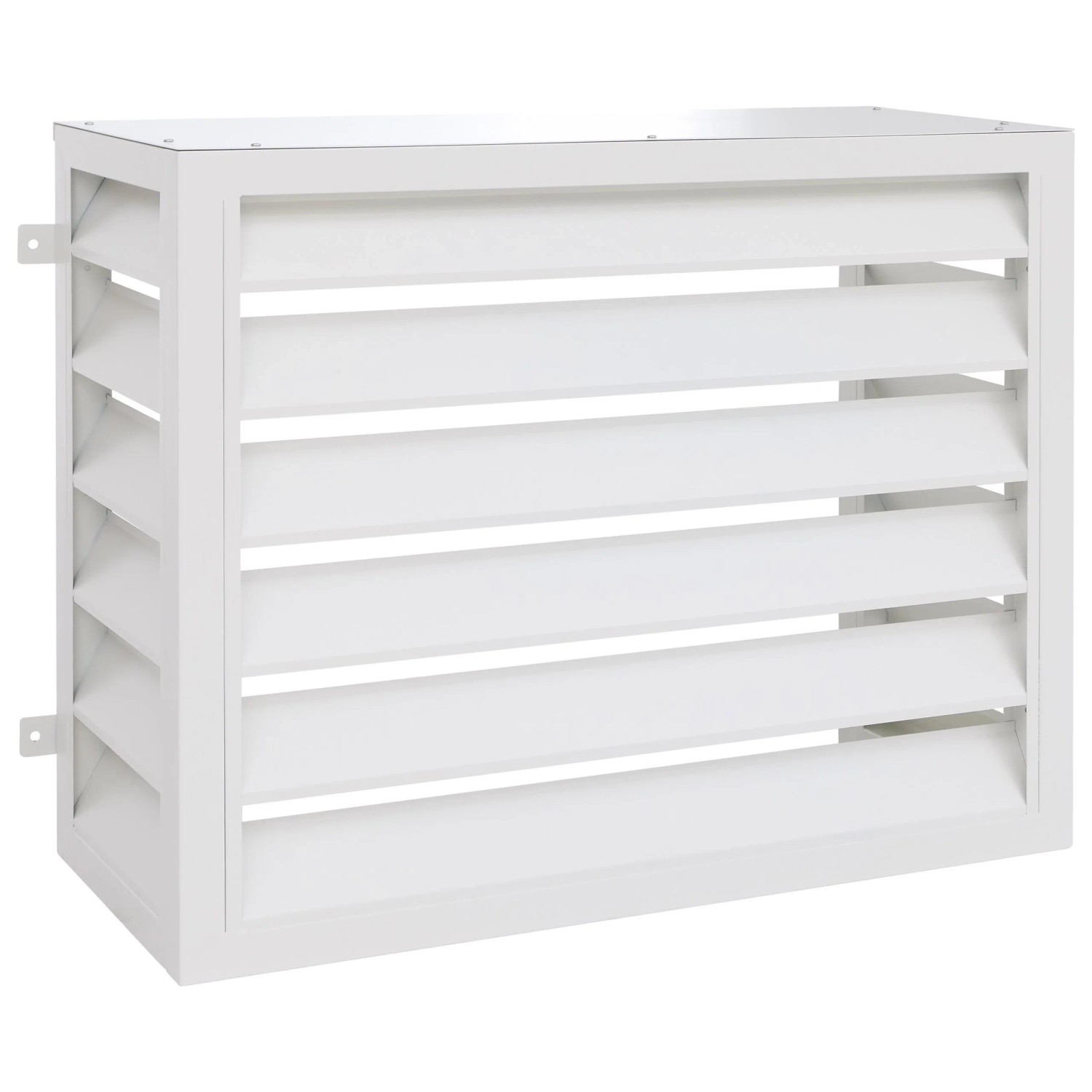 MCW Verkleidung Für Klimaanlage/Wärmetauscher O43 Metall 73x97x38cm Grau-Weiß