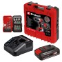 Einhell Akku-Schlagbohrschrauber TE-CD 18/2 Li-I Set mit Akku, Ladegerät, Bohrer- und Bit-Set im Koffer.