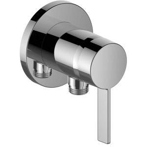 Keuco IXMO SOLO Einhebelmischer, rund, Chrom, für Unterputzmontage mit Schlauchanschluss.