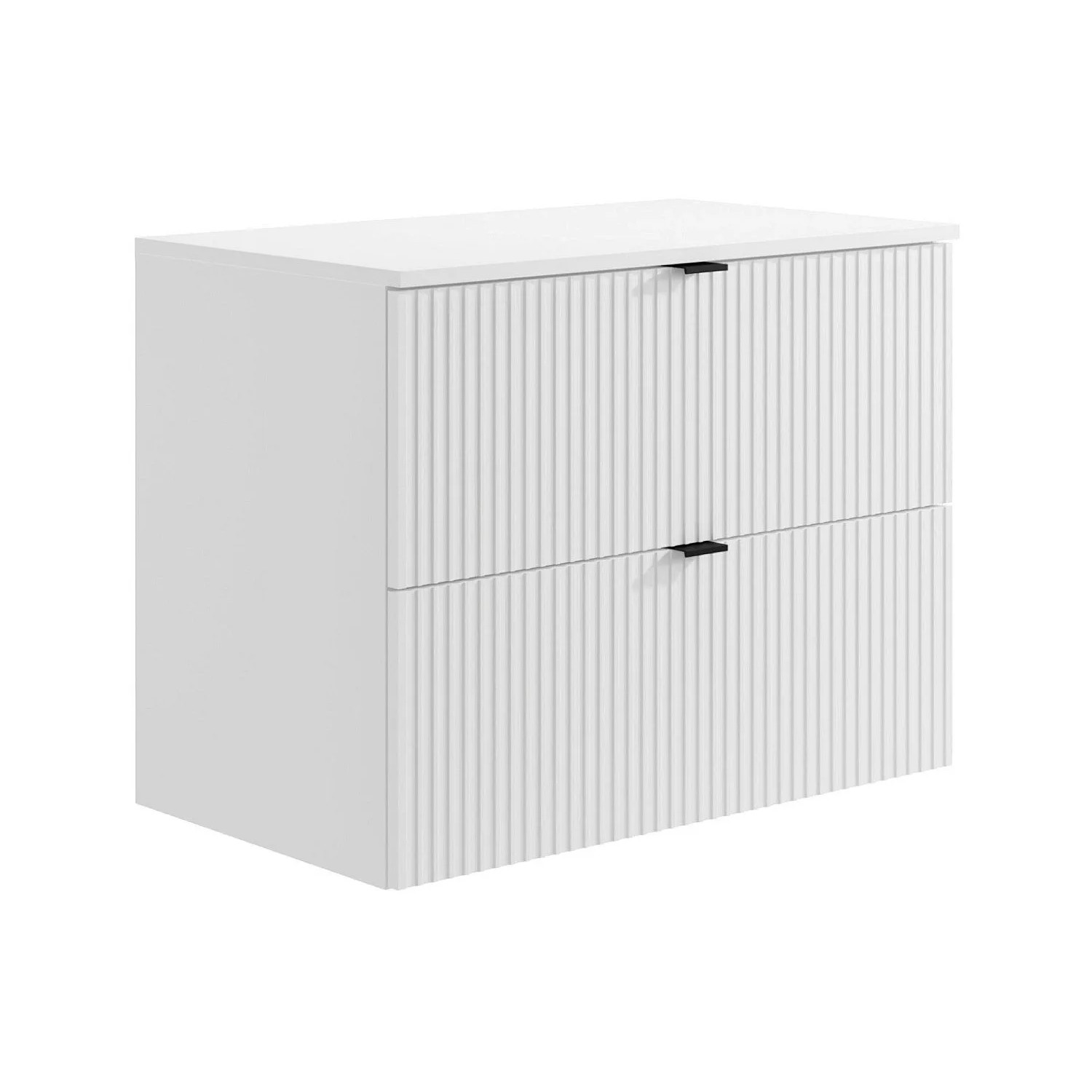 Vente-unique Waschbeckenunterschrank Zevini Weiß 80 cm