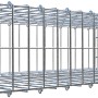 Gabiona C-Ring Gabione Anbaukorb, 20x100x50cm, Maschenweite 5x10cm, Drahtgitter