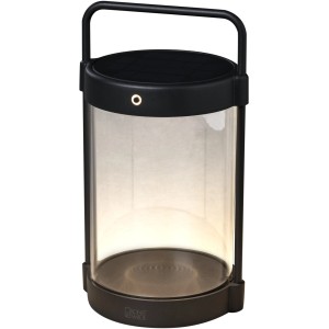 Schwarze Konstsmide LED-Solarlaterne Crotone, 30 cm, für Außen-Dekobeleuchtung.