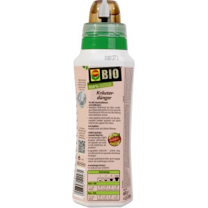 Compo Bio Kräuterdünger, 500ml Flasche für gesunde Kräuter und intensive Aromen.