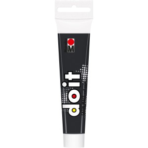 Marabu Craft Pain Do It, 36 ml, Schwarz. Seidenmatte Acrylfarbe für DIY- und Hobbyprojekte.