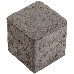 Grauer EHL Rasengitter-Füllstein aus Beton, geeignet zur Stellplatzmarkierung.