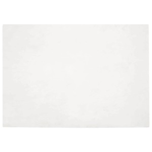 Weißer vidaXL Kunstfell Hasen Teppich Olite aus weichem Polyester, 120x170 cm.