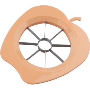 Fackelmann Apfelteiler Sommerparty, Grapefruit-farbener Küchenhelfer zum Schneiden von Äpfeln in 8 Stücke.