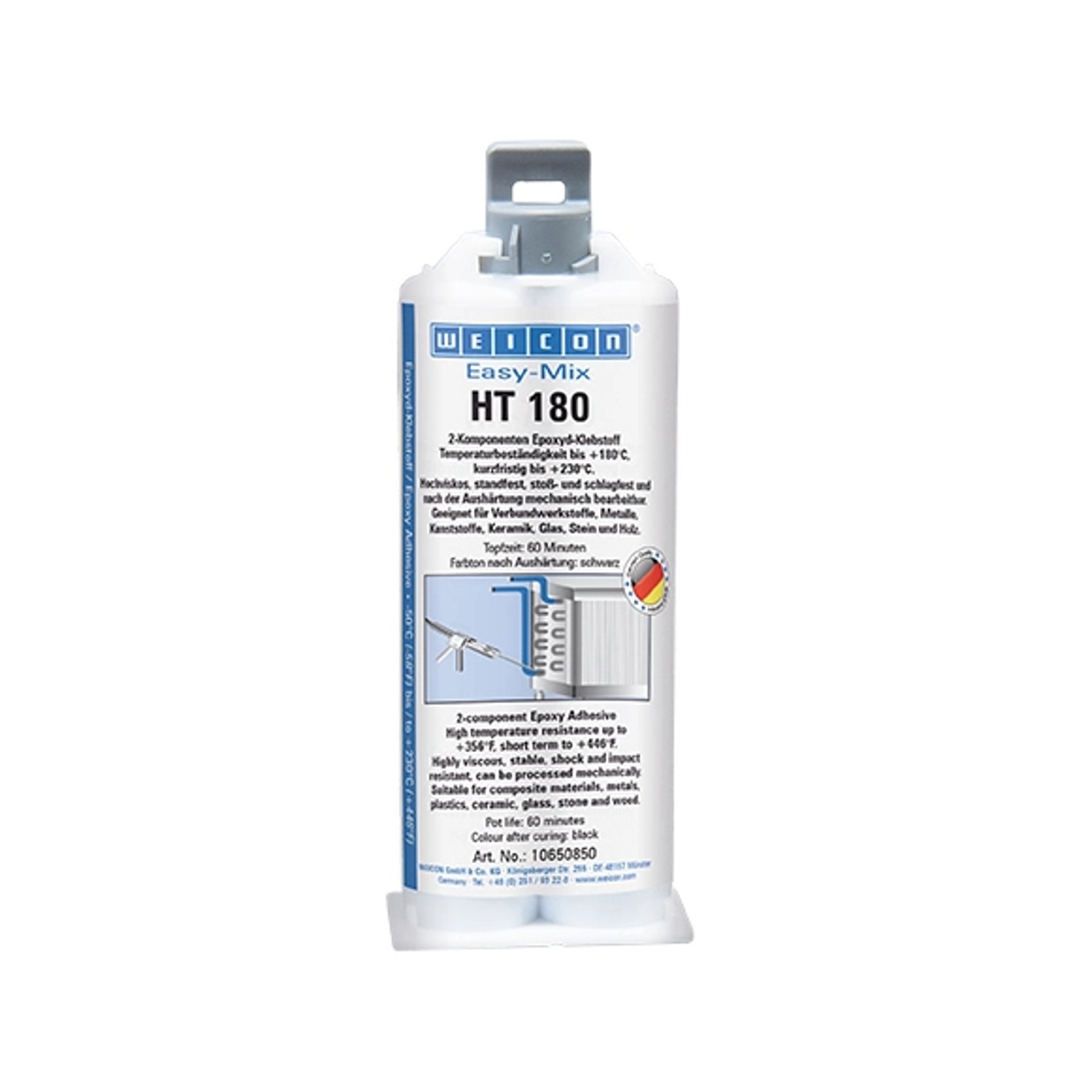 WEICON Easy-Mix HT 180   50 ml Epoxyd-Klebstoff