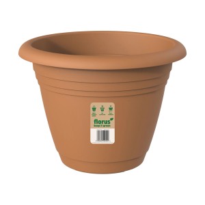 Florus Pflanztopf Fiore Alessia, Ø 35 cm, Terrakotta, aus recyceltem Kunststoff.