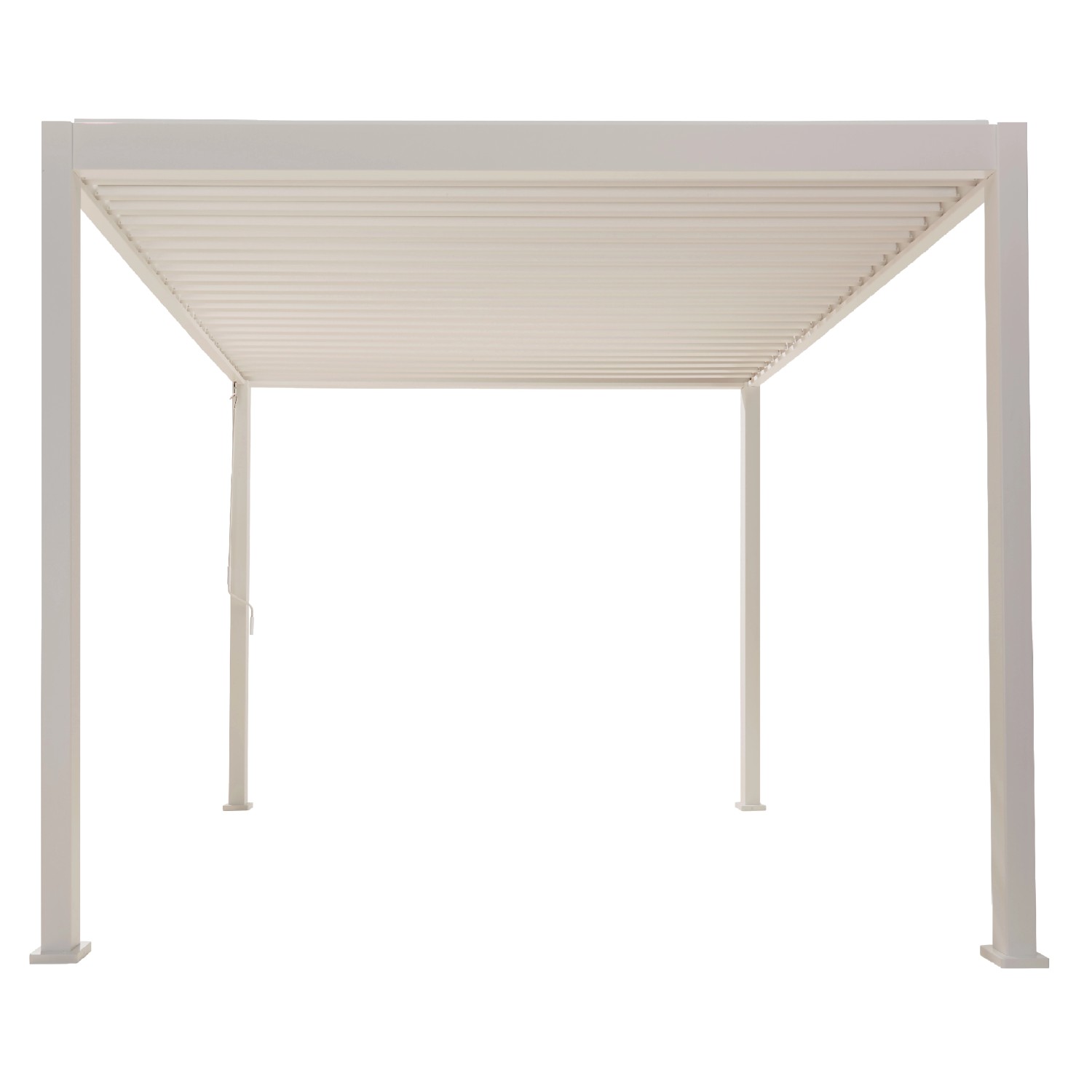 Helle, freistehende Mirador Pergola 111 Deluxe, 3x4 m, ideal für Garten und Terrasse.