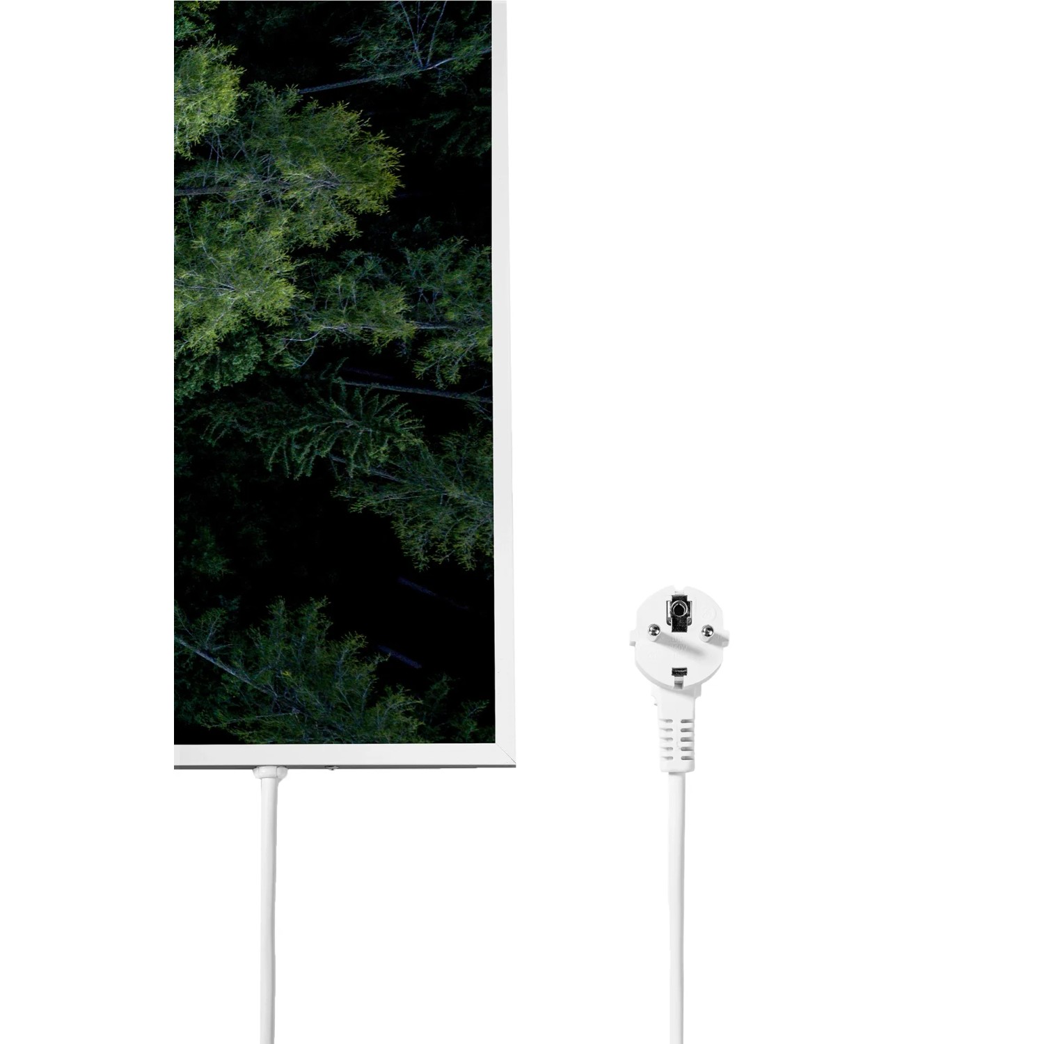 Könighaus Infrarotheizung mit Waldmotiv, 50x90 cm, 450W, elektrische Heizung.