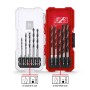 Einhell Holzspiralbohrer-Set, 10-teilig im S-Case, verschiedene Größen in Aufbewahrungsbox.