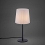 Anthrazitfarbene Paul Neuhaus LED-Tischleuchte Falter, 60 cm hoch, für Innen- und Außenbereiche.