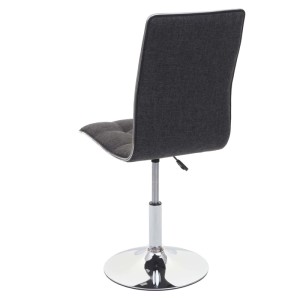CHEFGASTRO Esszimmerstuhl 103x43x54cm Sitzhöhe 41cm Stoff/Textil Grau