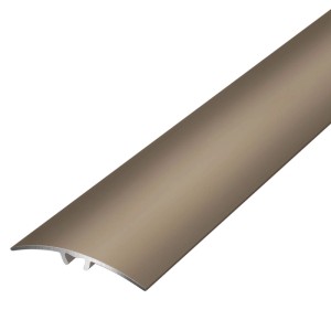 Dalsys 3-in-1 Übergangsprofil in Champagner, 186cm lang, für Bodenbeläge. Aluminiumprofil mit 3 Montagearten.