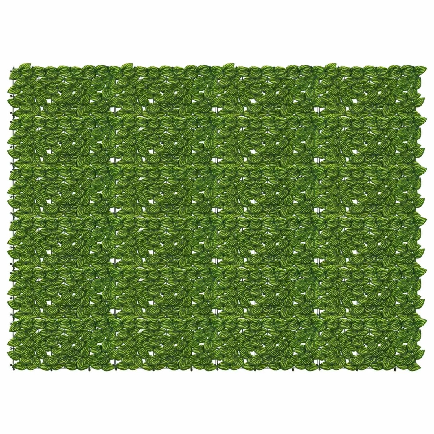 vidaXL Balkonsichtschutz mit Blättern Grün und Gelb 200 x 150 cm 42040647