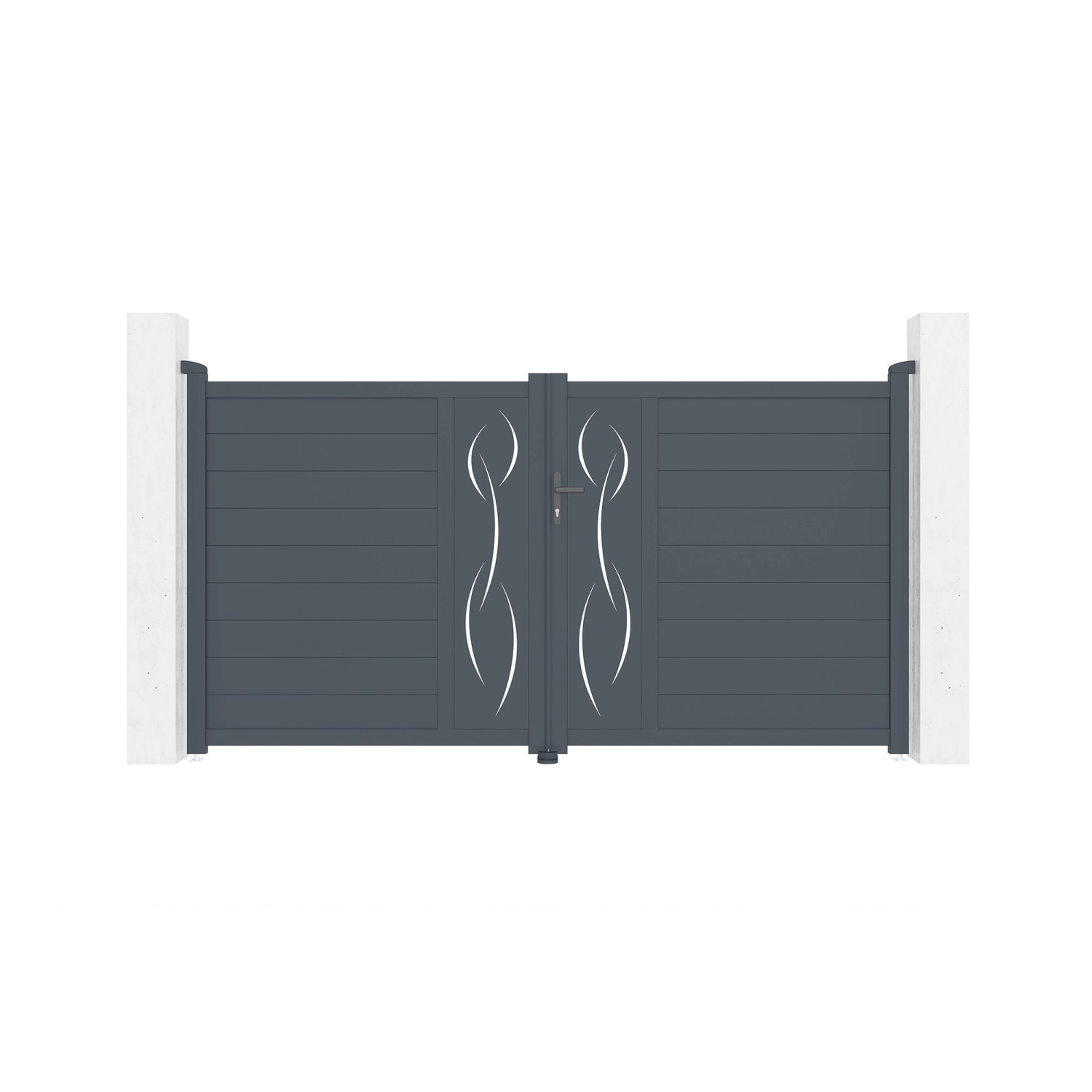 Casanoov Flügeltor Elektrisch 3M Life H 160Cm & Drehtorantrieb Hicker B200 günstig online kaufen