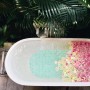 Relaxdays Badewannenmatte Steinoptik PVC Grün Rutschfest 68 cm x 35,5 cm 500 g_2