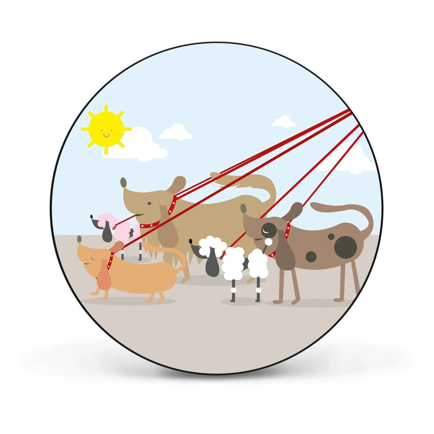 Banjado Magnettafel Rund Größe 47cm Magnetwand Schwarz Aus Metall Magnetpin günstig online kaufen