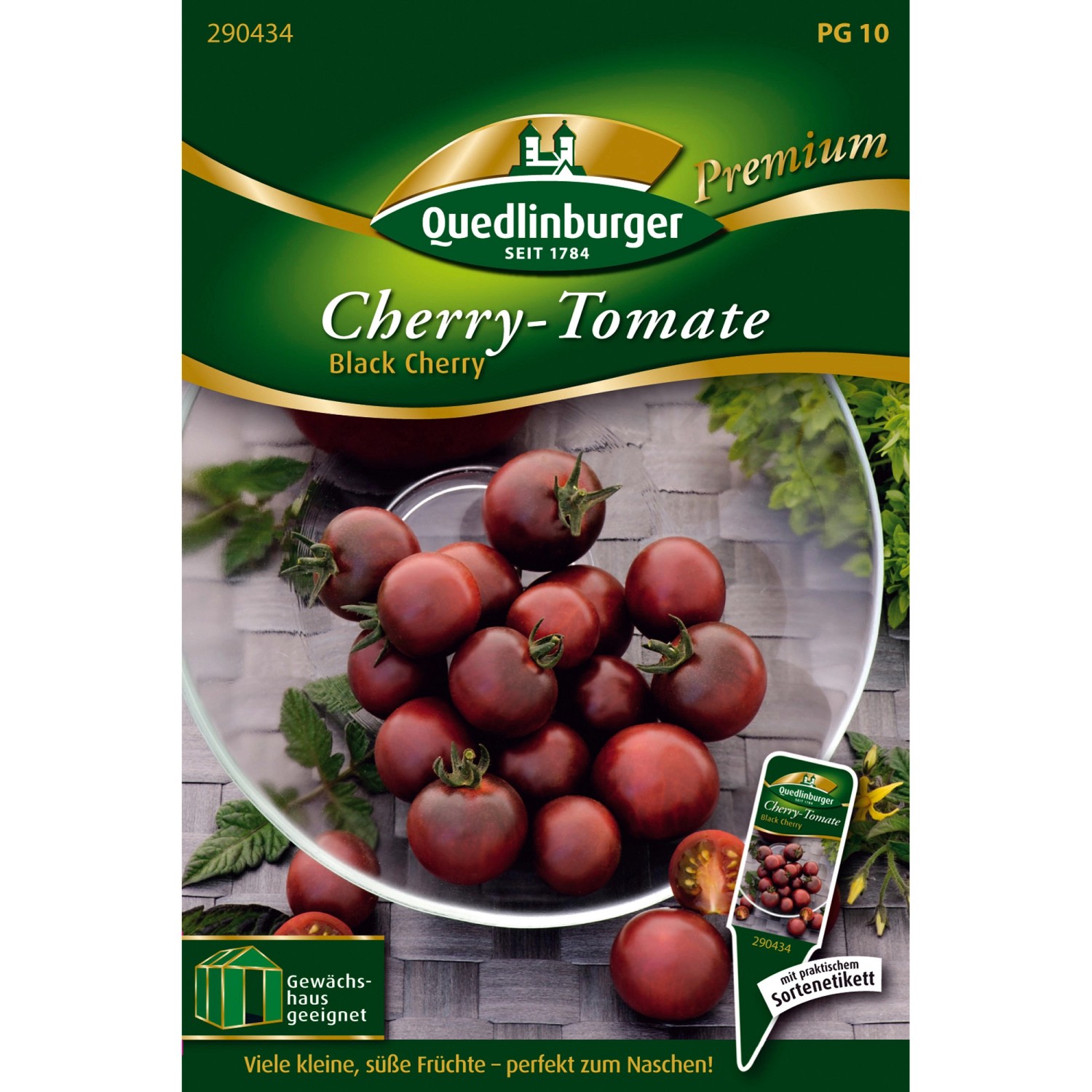 Quedlinburger Cherry-Tomaten Black Cherry Loses Saatgut günstig online kaufen