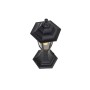 Schwarze, klassische QAZQA New Haven Außenleuchte, 42,2 cm hoch, für Garten und Terrasse.