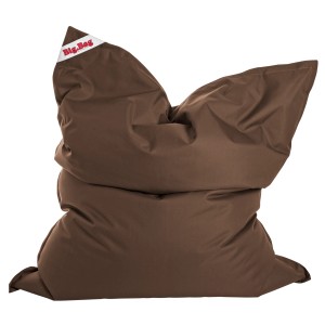Brauner Sitting Point Sitzsack Big Bag Brava, 300 l. Gemütlicher Bodenkissen für Erwachsene und Jugendliche.
