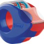 Tesa Film Kristall-Klar mit Mini-Abroller, blau-roter Handabroller mit Tesafilm.