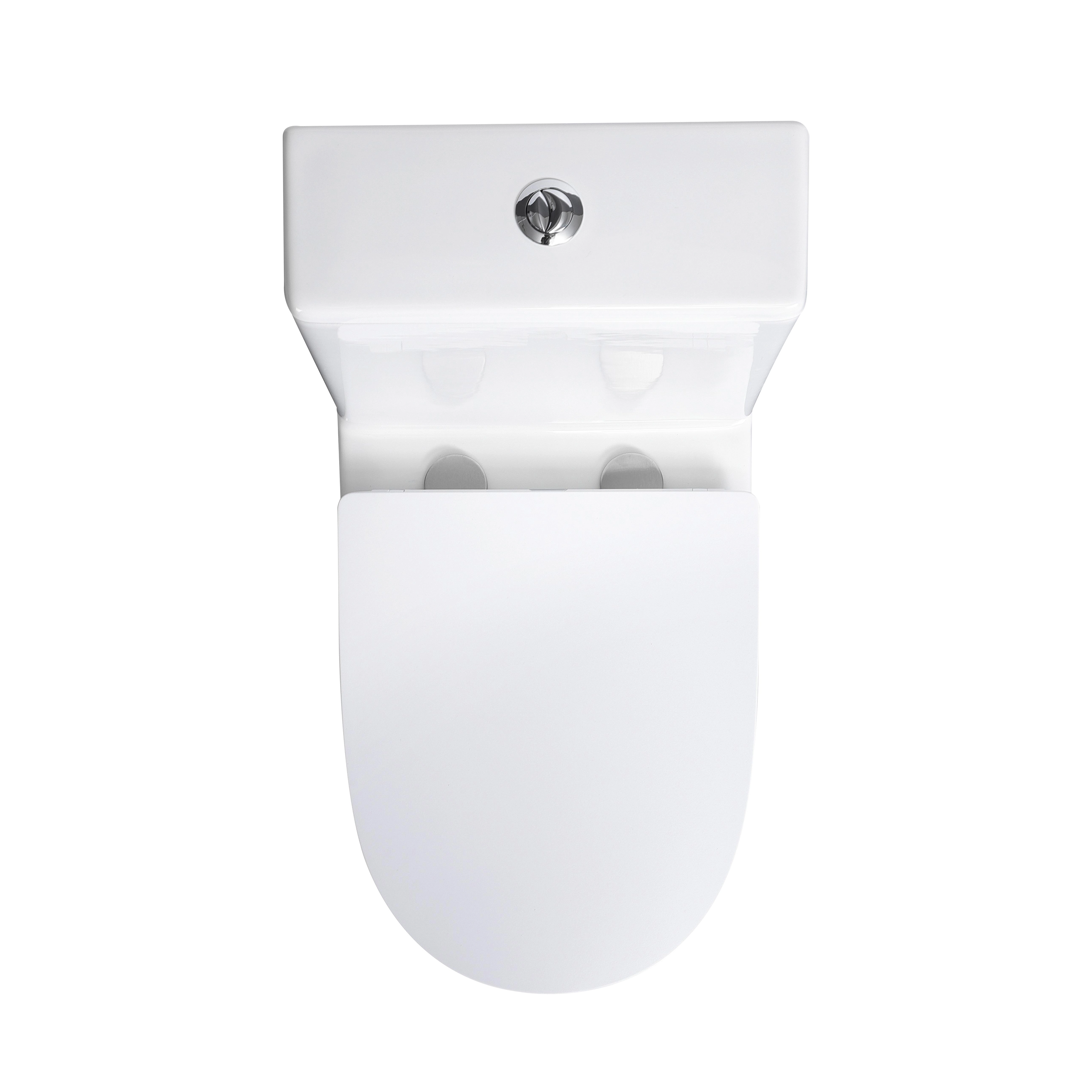 Verosan+ Stand-WC-Set Paros spülrandlos Weiß inkl. WC-Sitz und Spülkasten  kaufen bei OBI