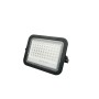 Schwarzer ENOVALITE Solarstrahler PRO 50W für den Außenbereich. Solar Fluter mit kaltweißem Licht.