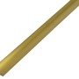 Messing Winkelprofil, ungleichschenklig, 10x20x1000 mm, ideal für Rahmen und Regale.