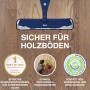 Bona Parkettreiniger: Wischmopp auf Holzboden, sichere und effektive Reinigung für Parkett.