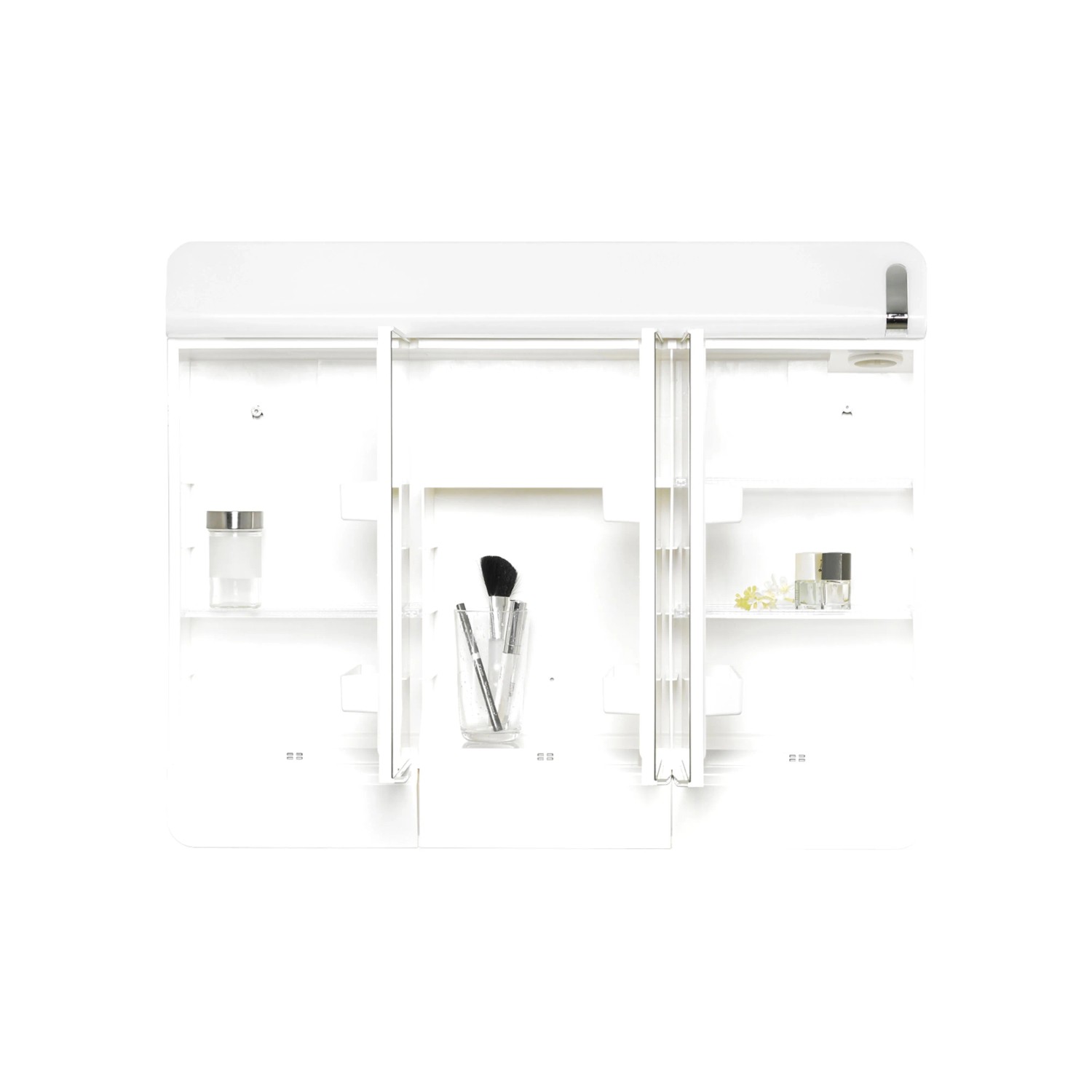 Sieper Spiegelschrank Alida 68,3 cm x 54,5 cm Weiß Hochglanz_4