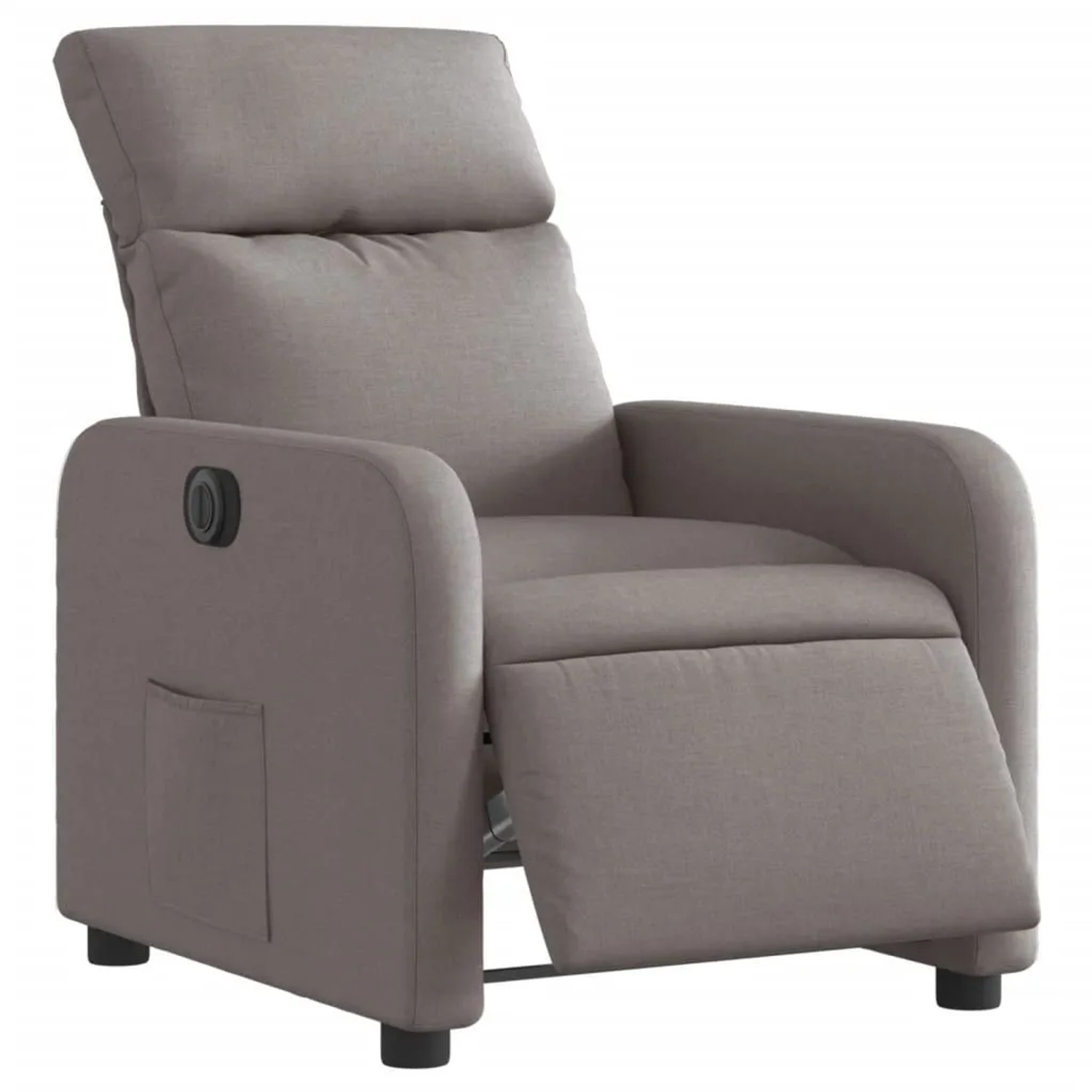 vidaXL Relaxsessel Elektrisch Taupe Stoff 3206688